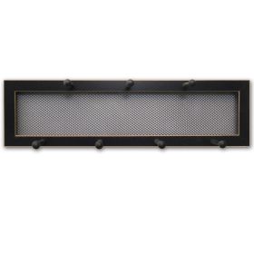 7-Peg Mug Rack by Millwork Engineering, Black Frame